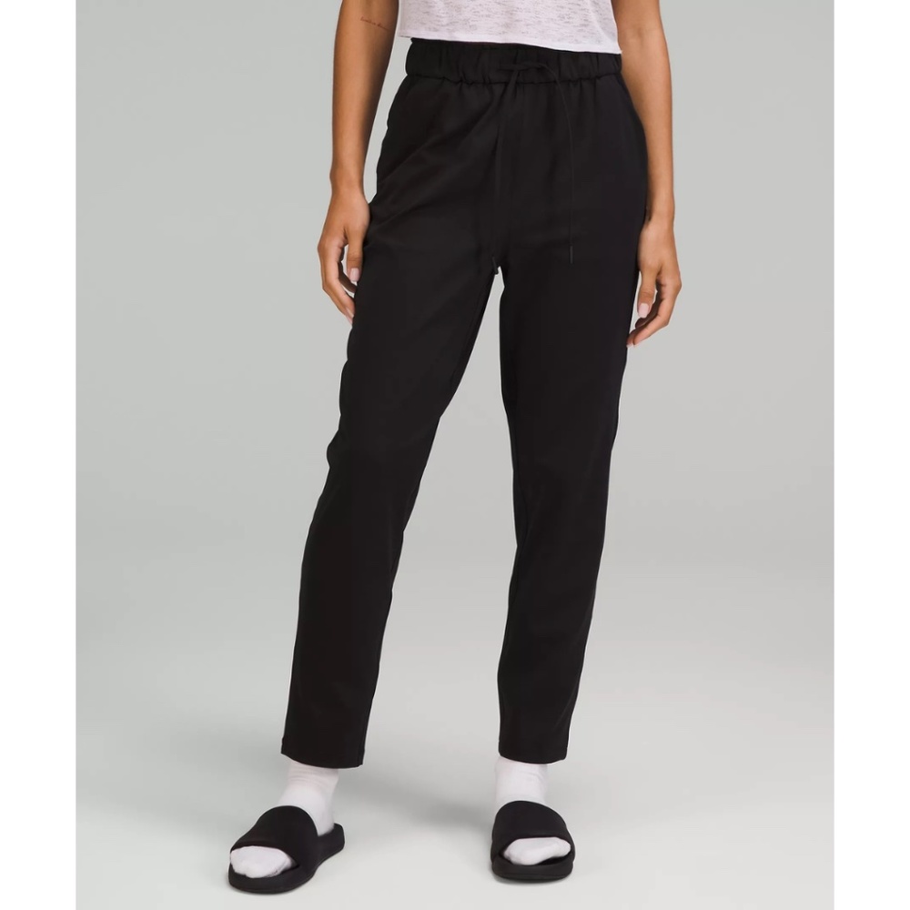 Black Lululemon Stretch High-Rise Pant Ankle Length